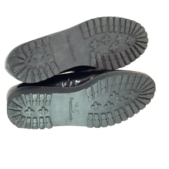 FRANCIO SARTO Static Women's Black Patent Leather Platform Loafers  Size 7.5 - Picture 5 of 11